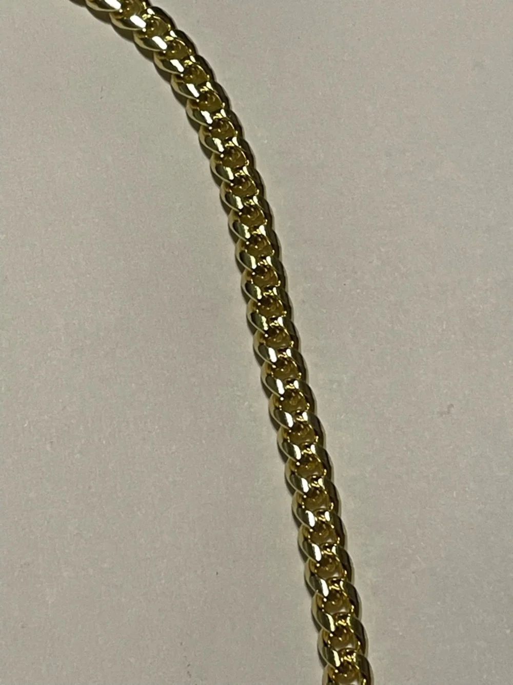 Gold Tone Chain Necklace #7577